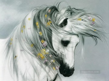 cheval animal am154D Peinture à l'huile